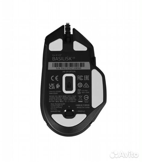 Игровая проводная мышь Razer Basilisk V3, черный