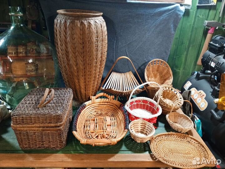Плетеные корзинки