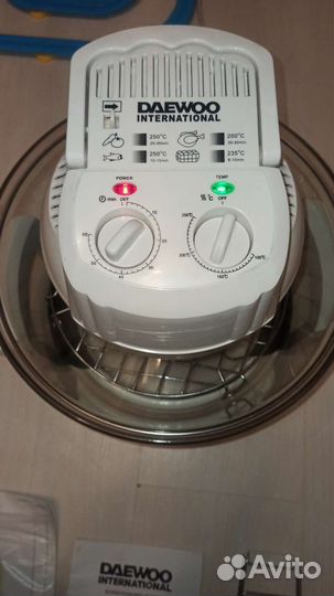 Аэрогриль конвекционная печь Daewoo работает