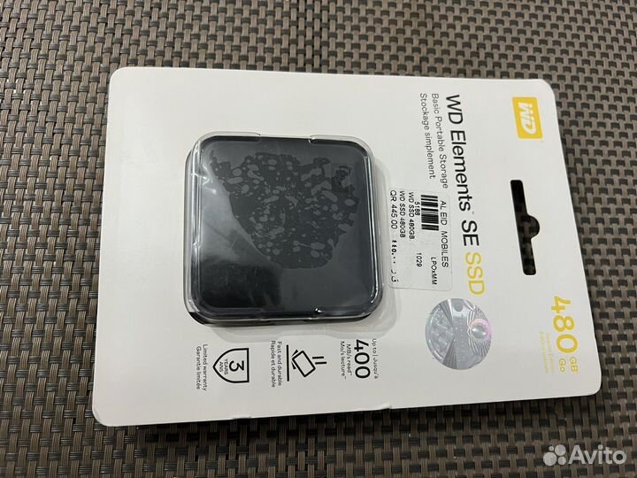 Внешний SSD Western Digital Elements SE 480GB