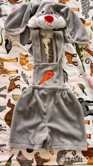 Продам детский костюм зайца возраст 3-5 лет