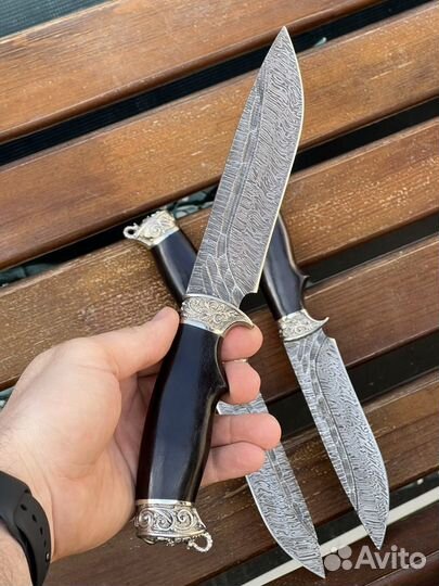 Нож кизлярские из дамасской стали