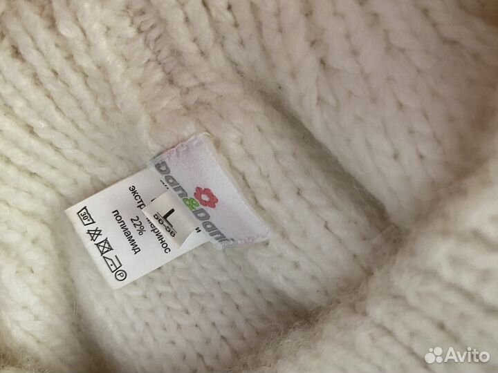 Комплект шапка и манишка(шарф) 54-56