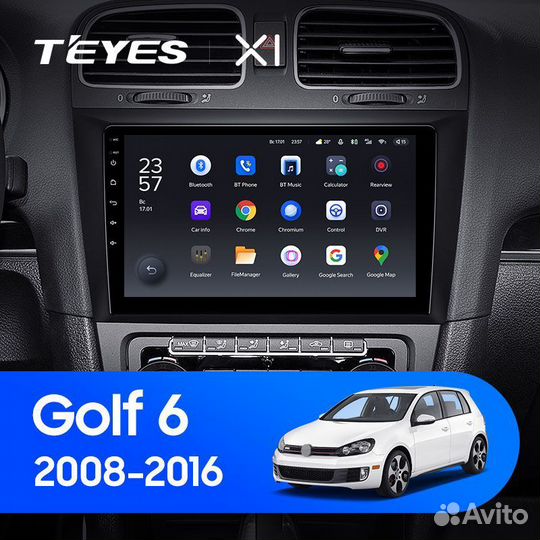 Магнитола Teyes X1 4G Volkswagen Golf 6 2008-2016