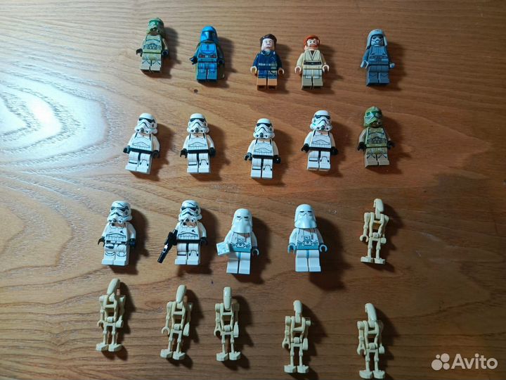 Lego Star Wars минифигурки клоны раритет