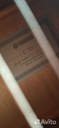 Классическая гитара yamaha С70