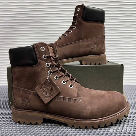 Ботинки timberland с мехом