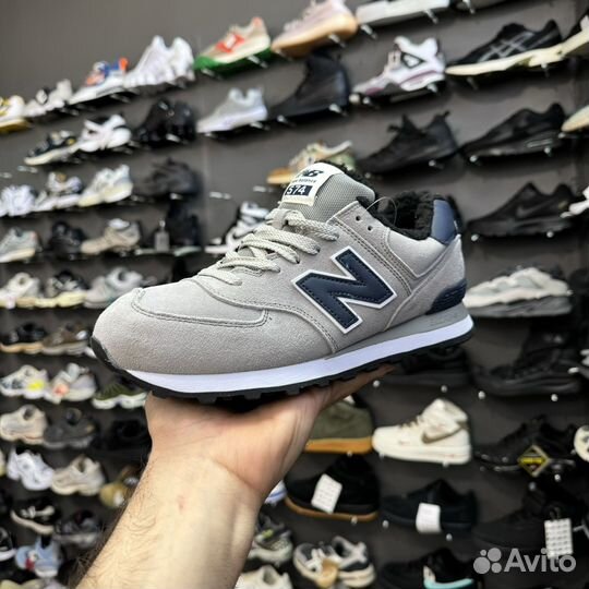 Кроссовки мужские зимние с мехом New balance 574