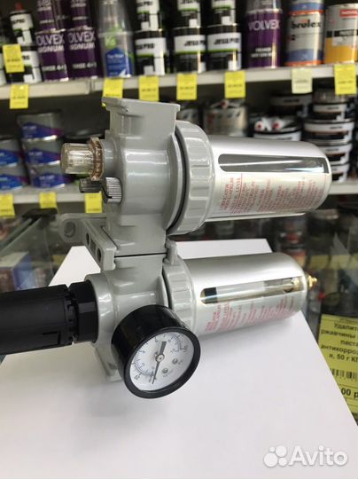 KiWiX Фильтр с манометром+лубрикатор аfrl-80