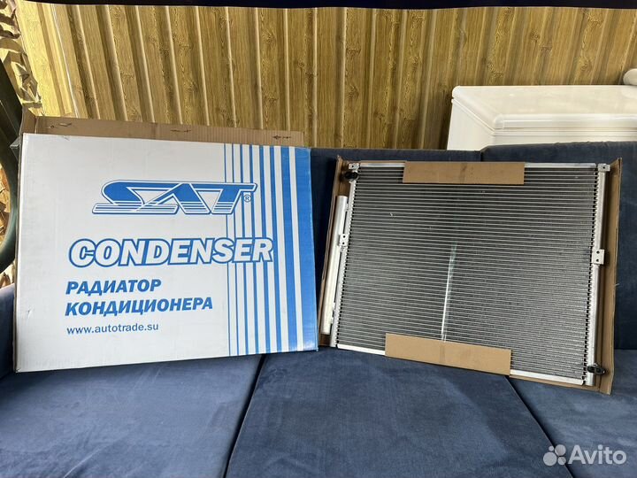 Радиатор кондиционера SAT Прадо-120