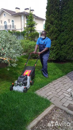 Садовник в Пушкине