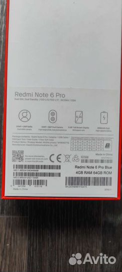 Xiaomi Redmi note 6 pro