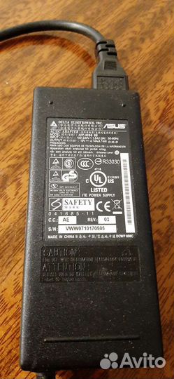 Блок питания asus 19v