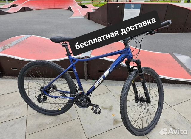 Велосипед GT синий