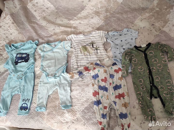 Детские вещи для новорожденных пакетом