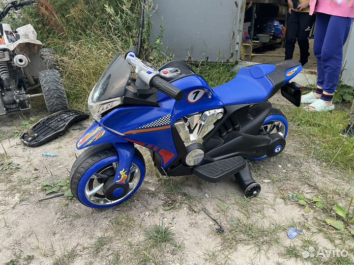 Детский мотоцикл на аккумуляторе