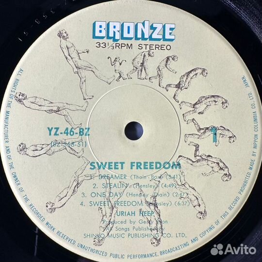 Uriah Heep – Sweet Freedom (Япония 1973г.)