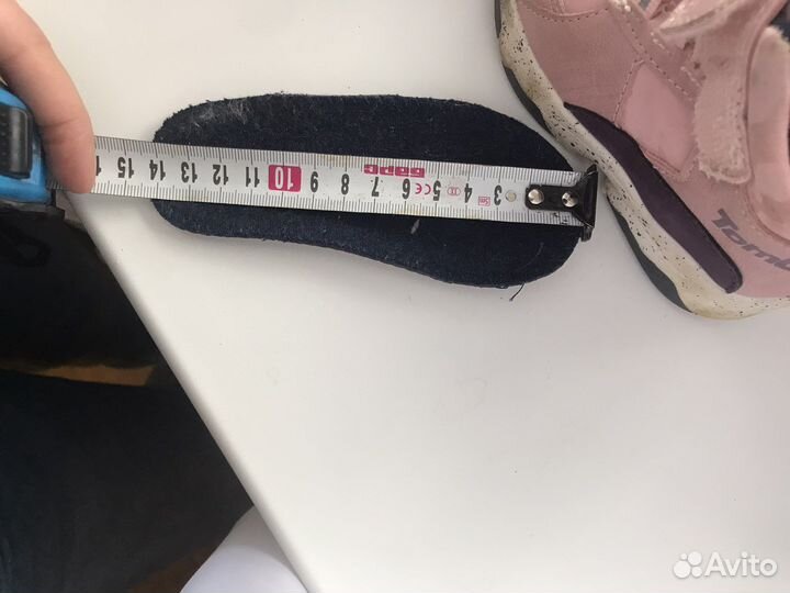 Ботинки демисезонные для девочки 22 размер
