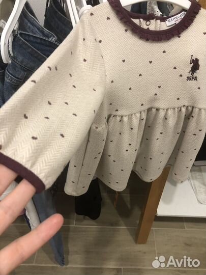 Платье для девочки 80 86 U.S. Polo