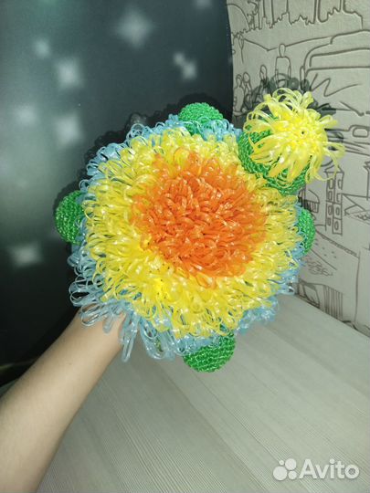 Мочалка игрушка черепашка