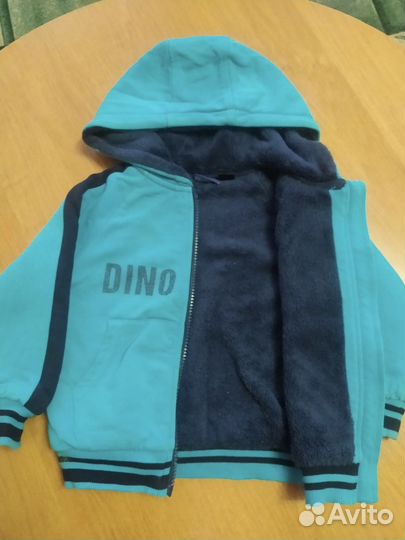 Толстовка на меху для мальчика 86-92