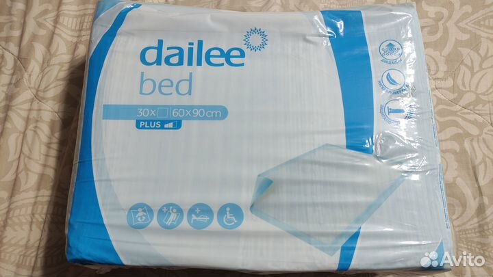 Пеленки одноразовые 60х90, 30 шт