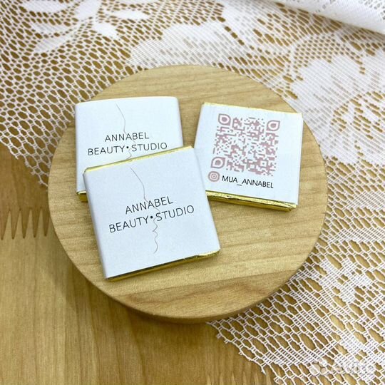 Брендированный шоколад с логотипом оптом на заказ