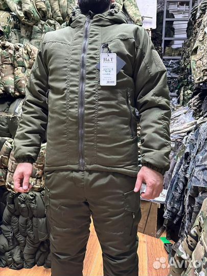 Зимний костюм горка H&T софт шел олива