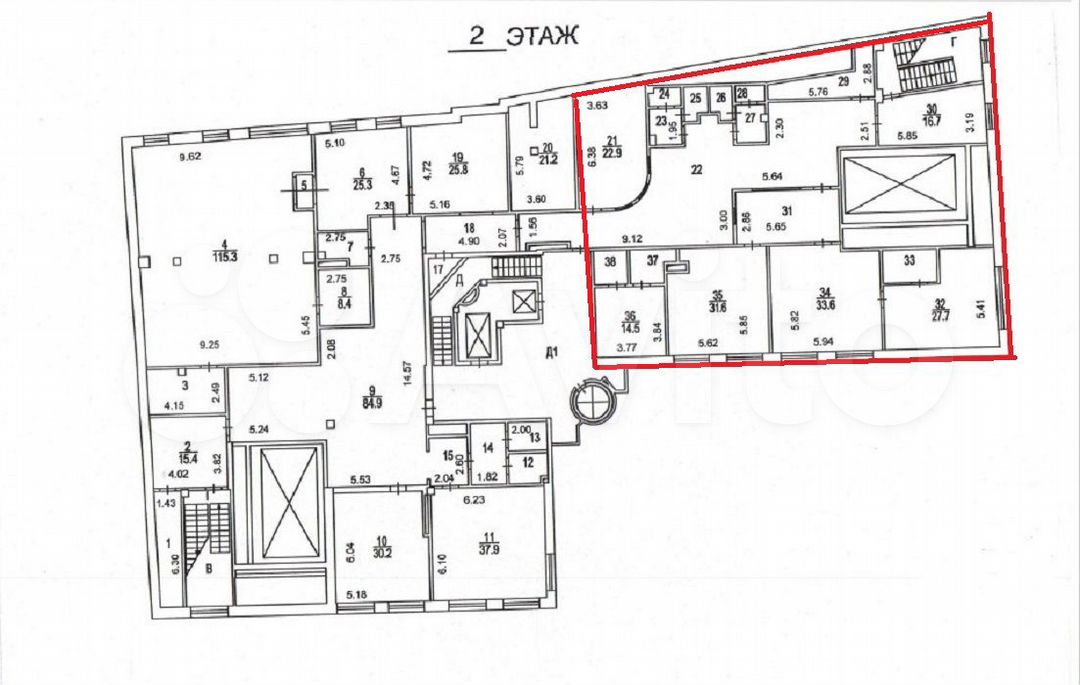 Представительский офис 300 м²