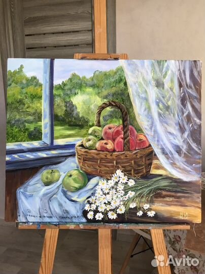 Картина акрилом на холсте