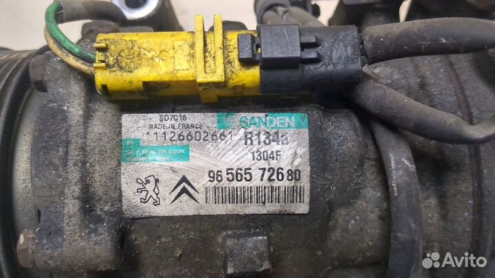 Компрессор кондиционера Peugeot 407, 2006