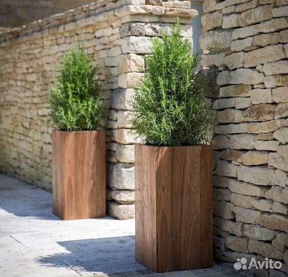 Деревянные кашпо
