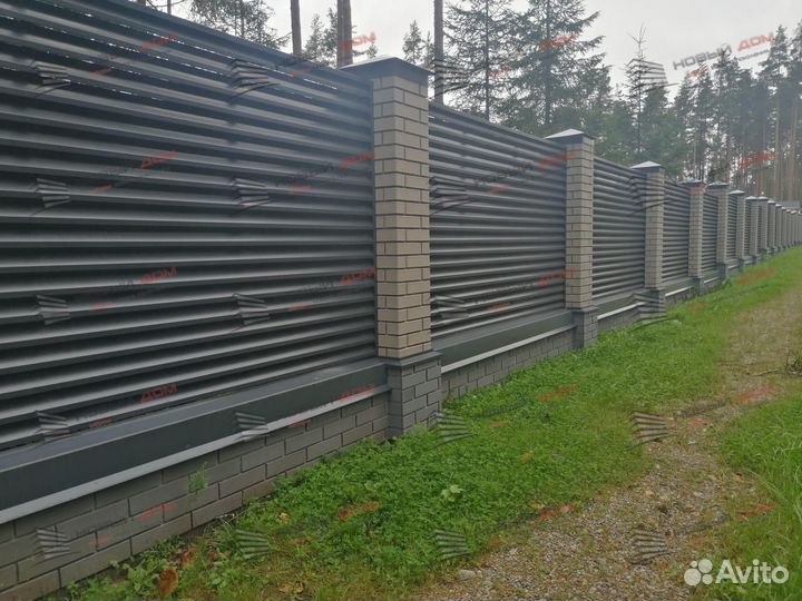 Забор жалюзи еврозабор