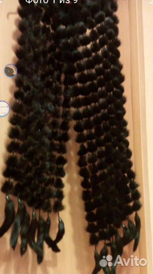 Шарф палантин шикарный, мех- норка