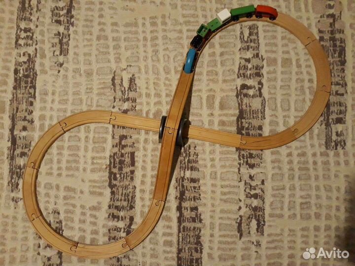 Деревянная железная дорога IKEA Lillabo