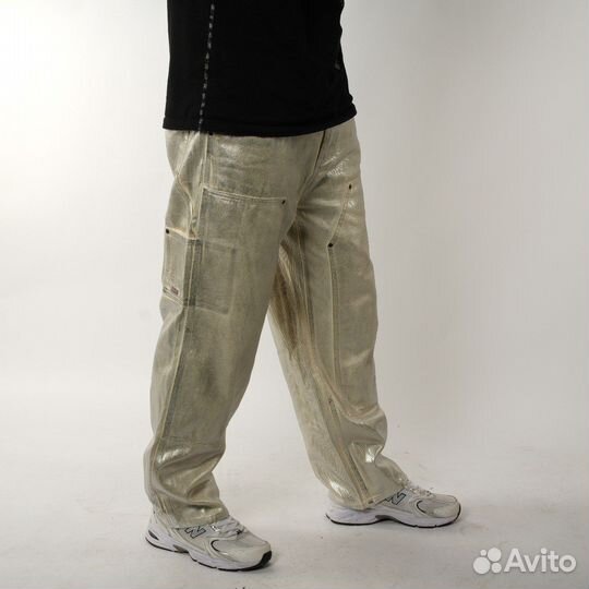 Джинсы supreme x maison margiela