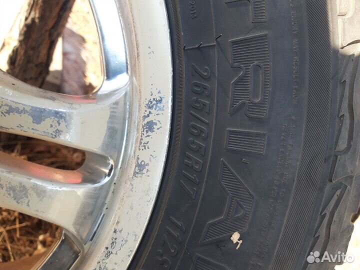 Летняя резина с литьем на TLK Prado