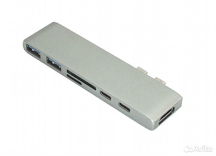 Сдвоенный Type C на hdmi USB 3.0*2 + SD/TF