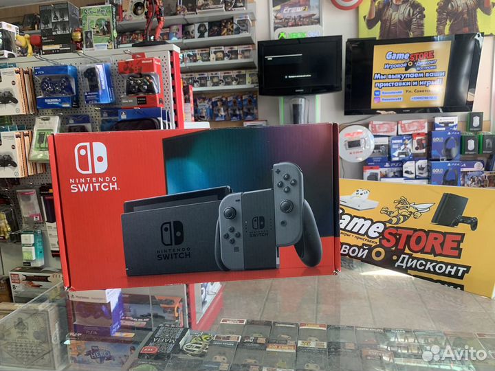Nintendo Switch v2 Серый Идеал
