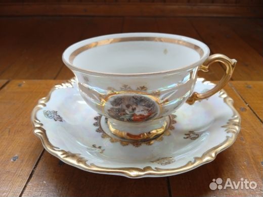 Старинный набор посуды Мадонна (ГДР)