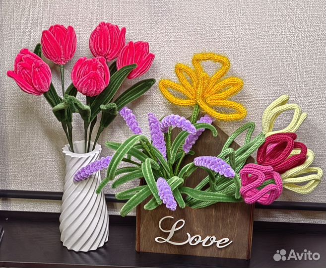 Цветы ручной работы