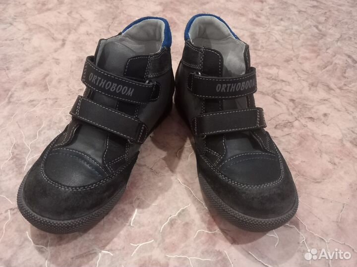 Осенние ортопедические ботинки для мальчика р.30