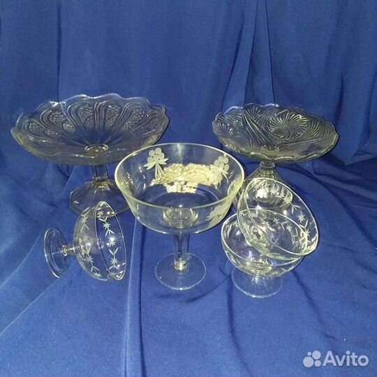 Стеклянная посуда периода СССР