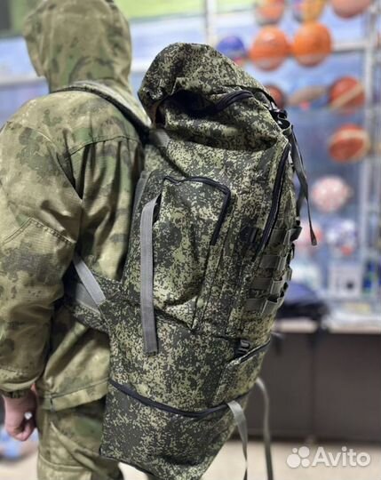 Рюкзак тактический 100-120л для рыбалки, охоты