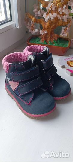 Ботинки демисезонные для девочки 20 размер