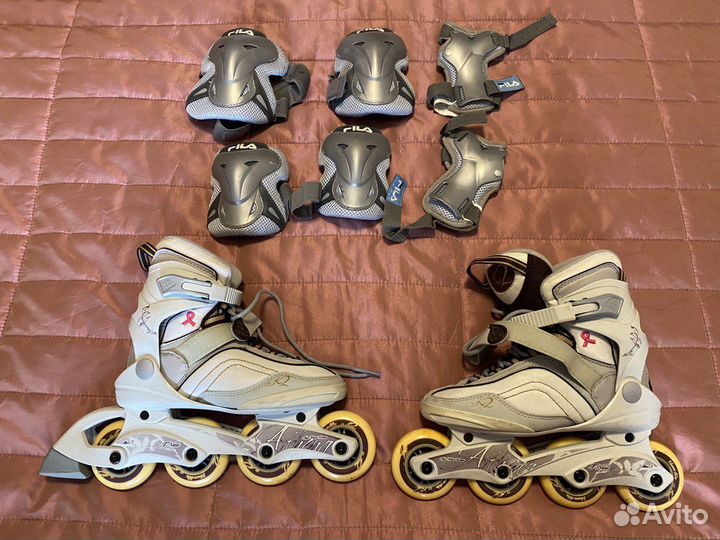 Роликовые коньки Ролики K2 Athena женские 36.5 бу