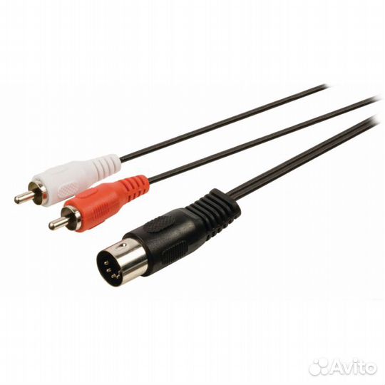 Кабель 5DIN - 2RCA / 5DIN - джек 3.5