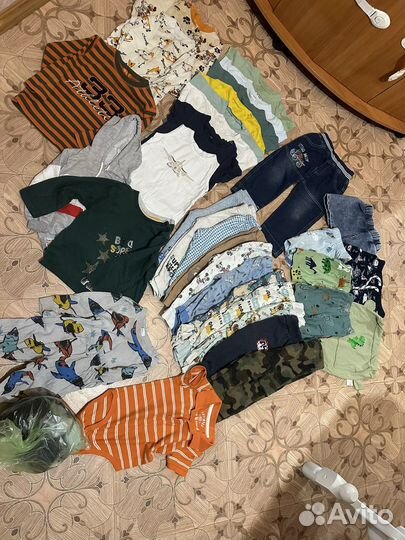 Пакет одежды на мальчика с 5-6 месяцев до года