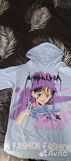 Толстовка с коротким рукавом, лёгкая