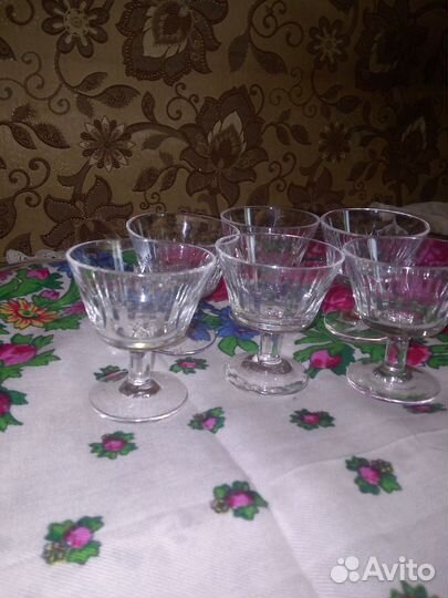 Стопки хрустальные СССР